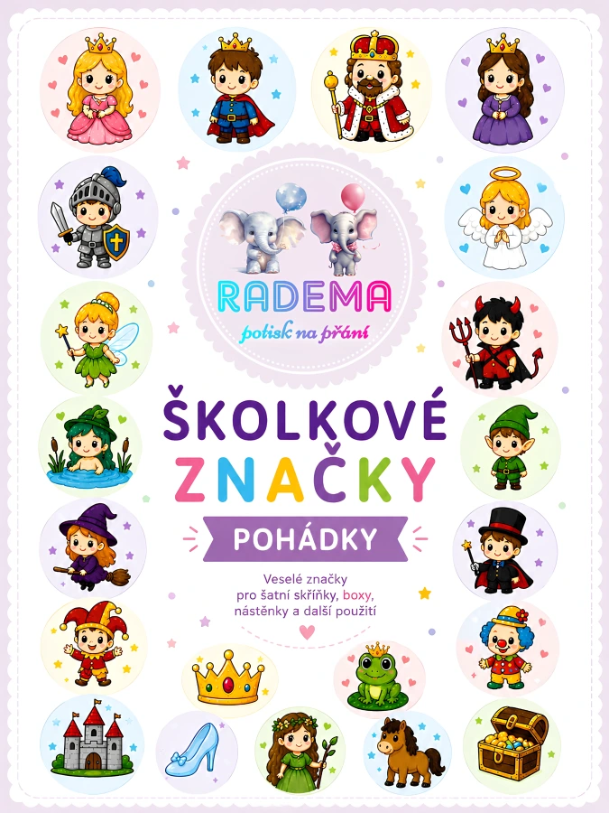 ŠKOLKOVÉ ZNAČKY - POHÁDKY