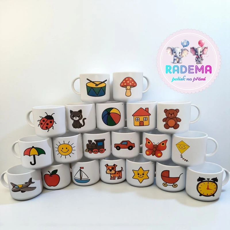 Hrnek plastový - značky - ŠKOLKA 2