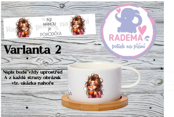 Hrnek makronka Maminka - Pohodička 1