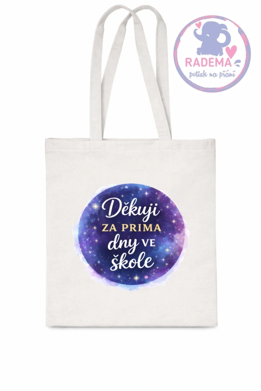 Plátěná taška - Děkuji ZŠ VII. - škola