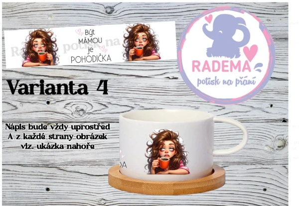 Hrnek makronka Maminka - Pohodička 3