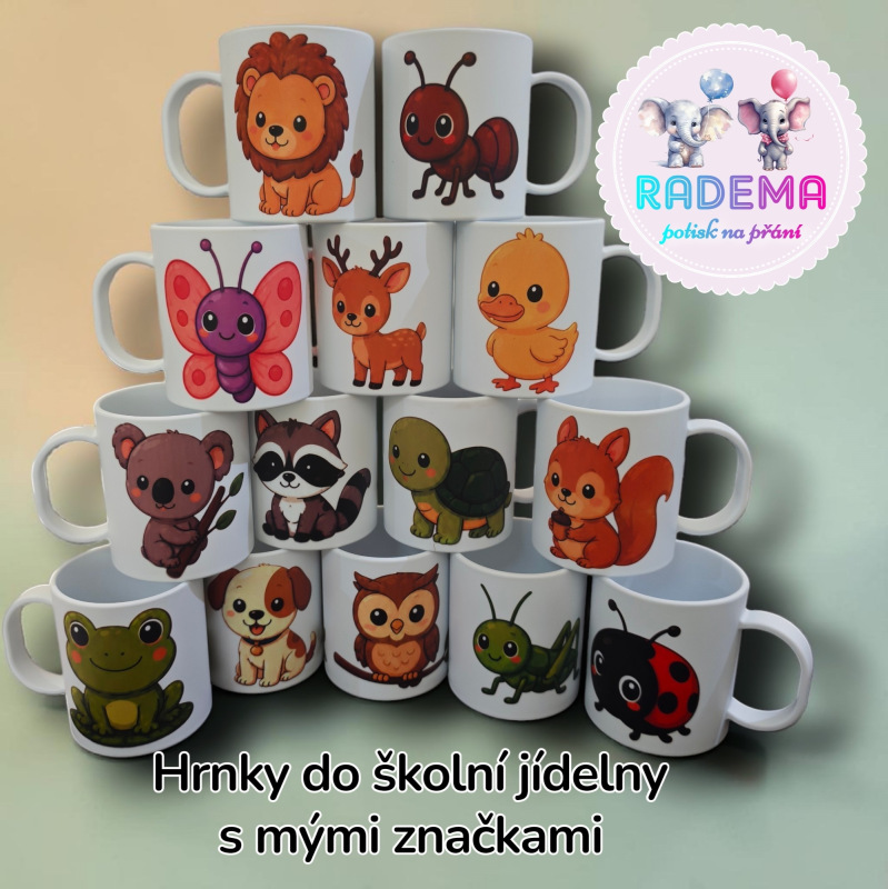 Hrnek plastový - značky - ŠKOLKA 5