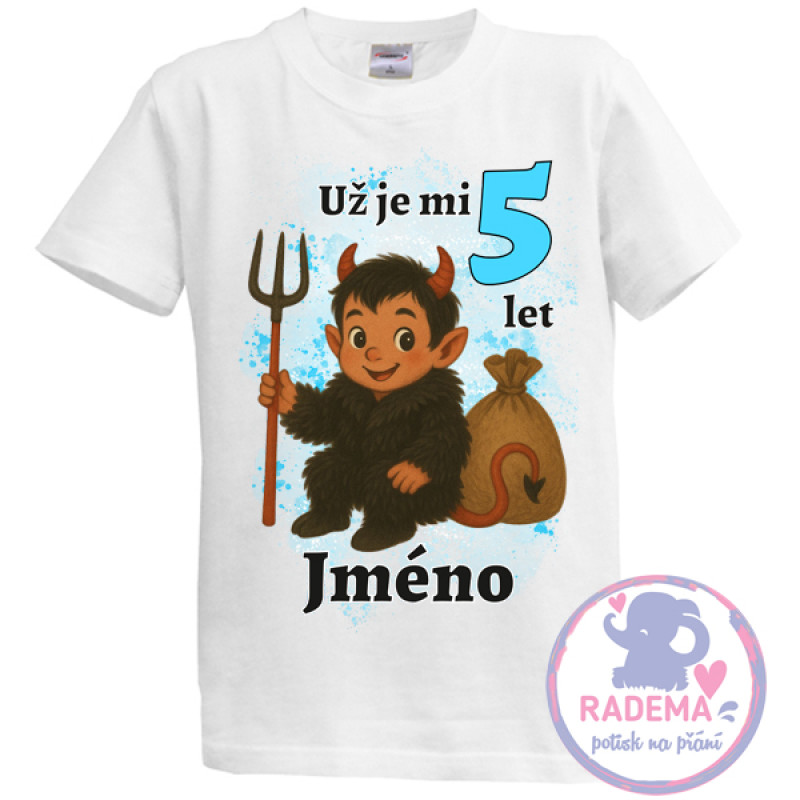 Narozeninové tričko Čert