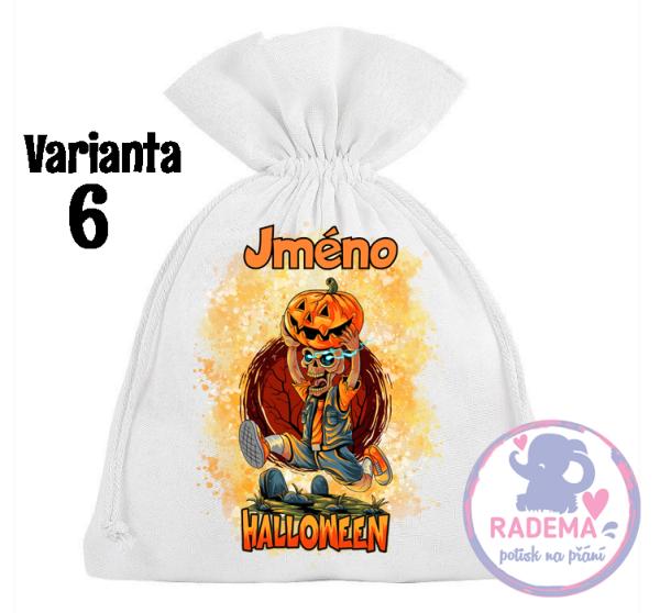 1. Halloweenský pytlík se jménem na přání - RŮZNÉ DRUHY 5