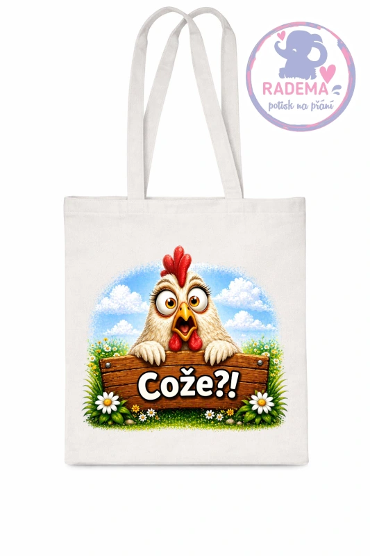 Plátěná taška - Slepice - Cože?!