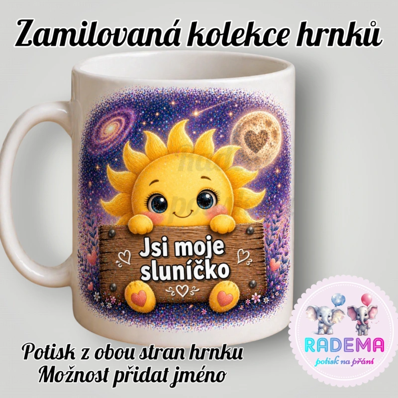 Hrnek Valentýn - Slunce - Jsi moje sluníčko