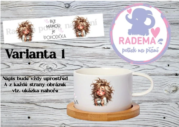 Hrnek makronka Maminka - Pohodička