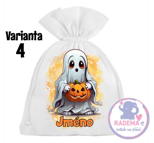 1. Halloweenský pytlík se jménem na přání - RŮZNÉ DRUHY 3