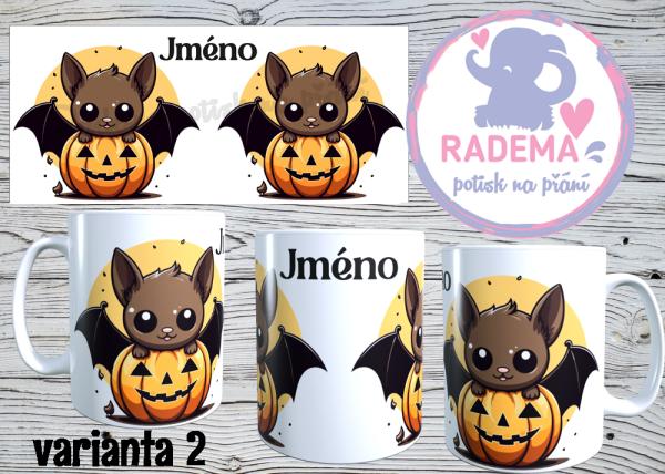 Hrnek plastový Halloween II. na přání 1