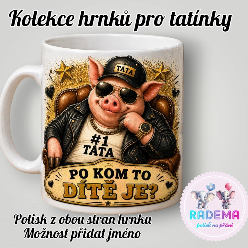 Hrnek Prase - Po kom to dítě asi je?