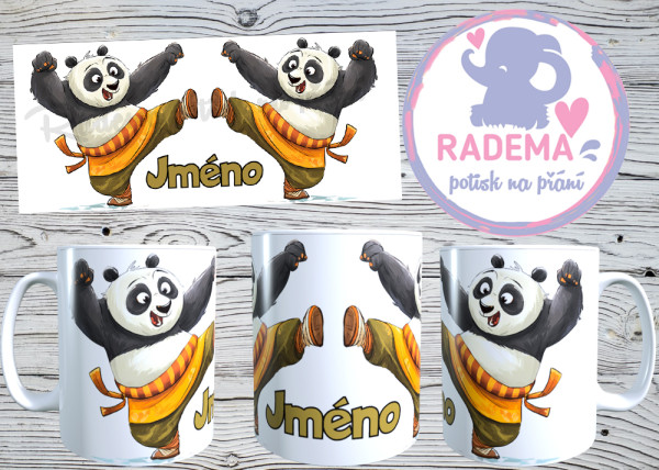 Hrnek Kung Fu Panda na přání