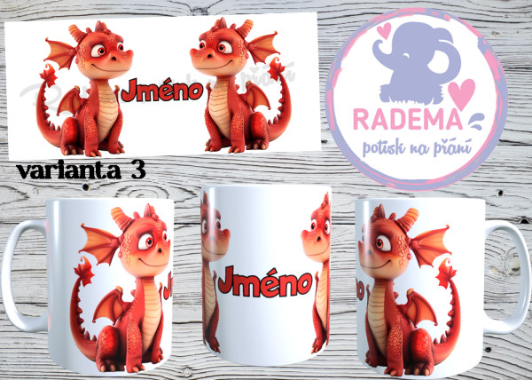 Hrnek plastový Drak na přání 2