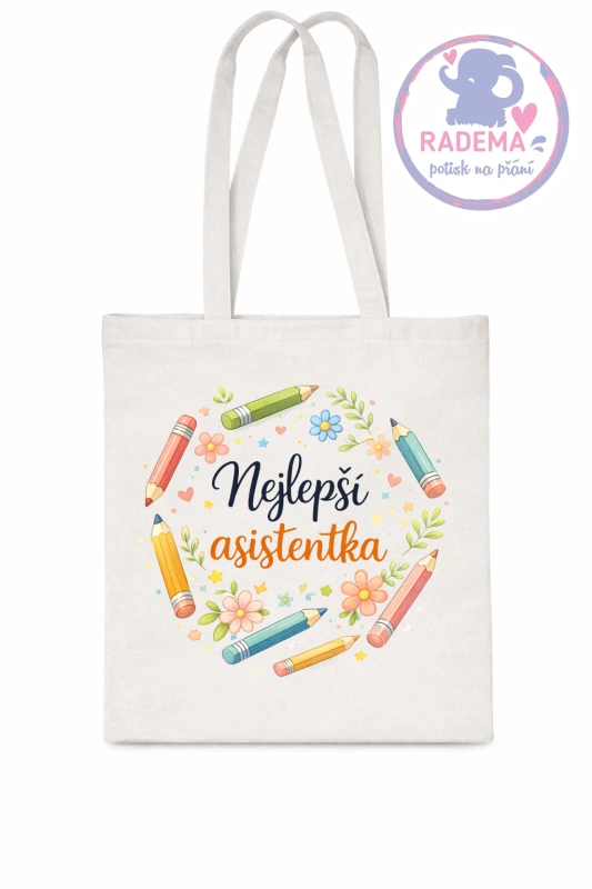 Plátěná taška - Asistentka IX. - školka