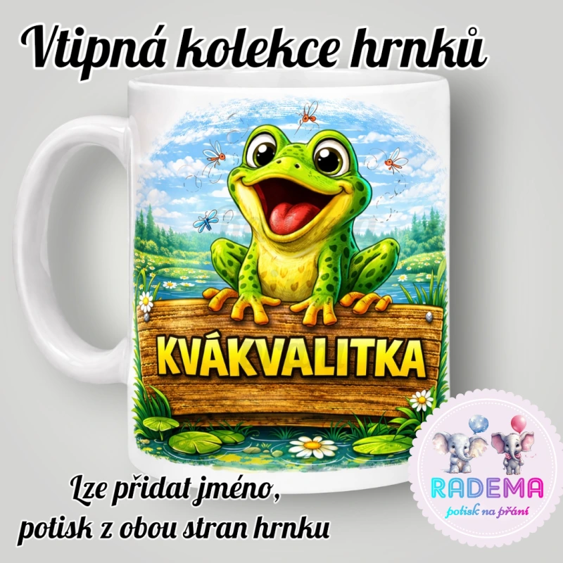 Hrnek vtípek - Žába - Kvalitka