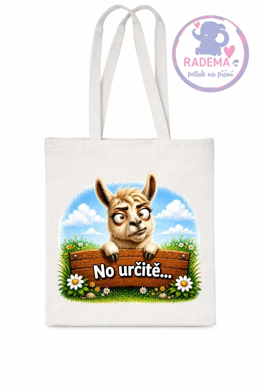 Plátěná taška - Lama - No určitě