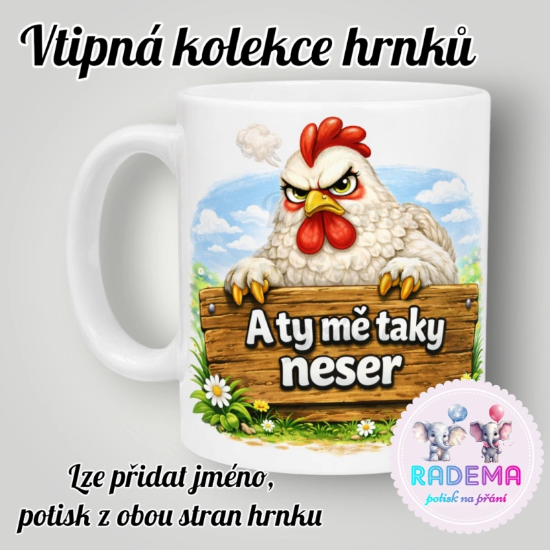 Hrnek vtípek - Kohout