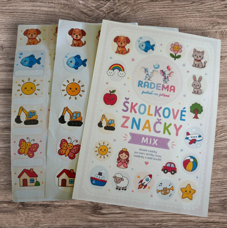 ŠKOLKOVÉ ZNAČKY - MIX 1
