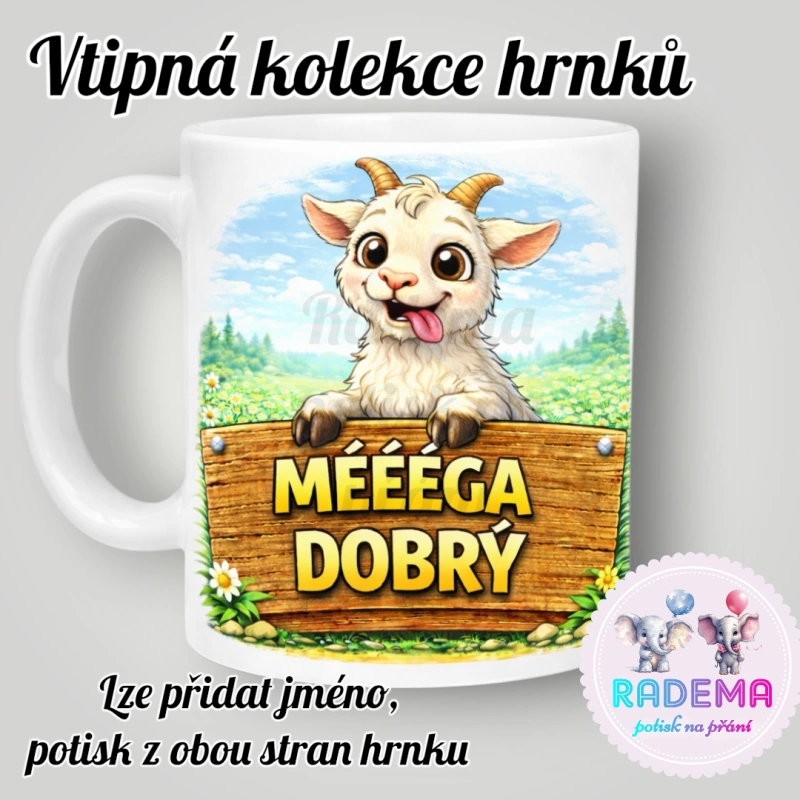 Hrnek vtípek - Koza - Méga dobrý