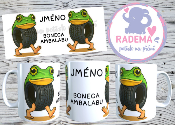 Hrnek Italian Brainrot - Boneca Ambalabu na přání