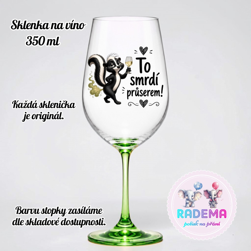 Sklenice na víno - Tchoř - To smrdí průserem!