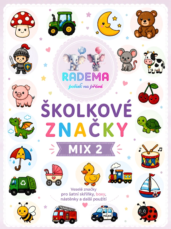 ŠKOLKOVÉ ZNAČKY - MIX 2