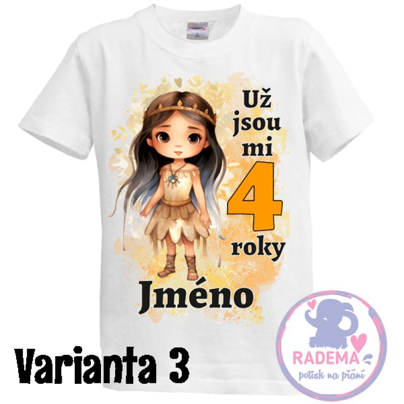 Narozeninové tričko Princezna / princezny II. - více variant