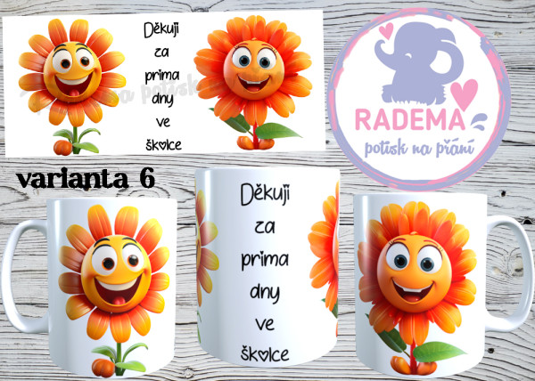 Hrnek pro paní učitelku MŠ VIII. - školka 5