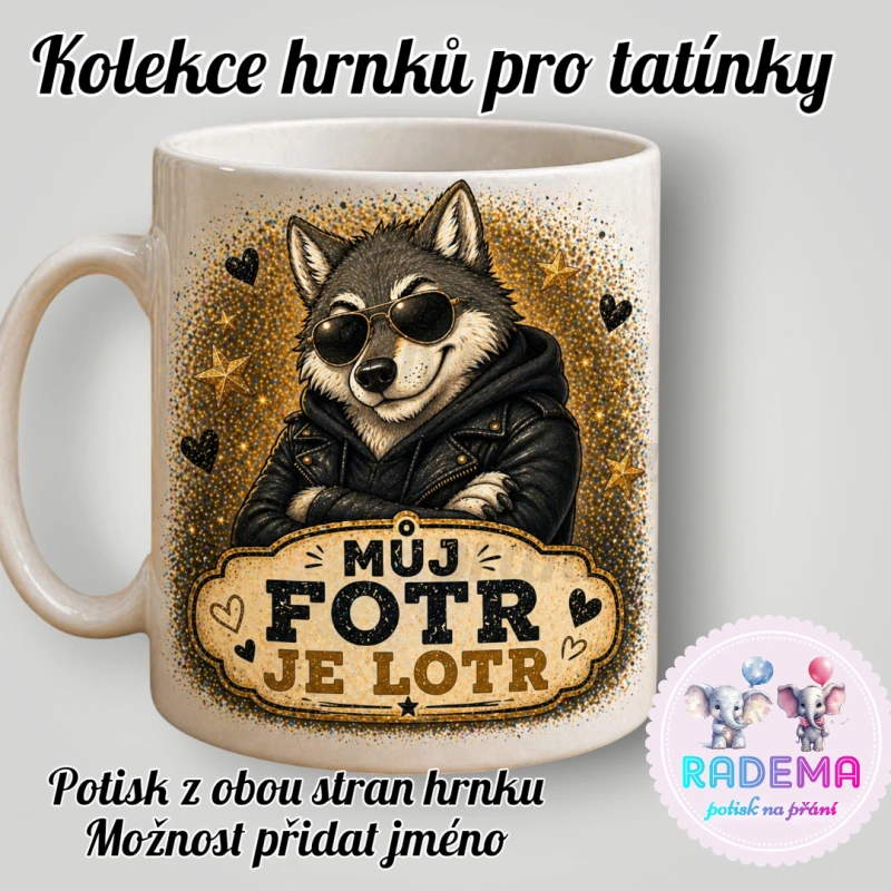 Hrnek Vlk - Můj fotr je lotr