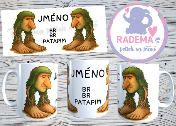 Hrnek Italian Brainrot - Br Br Patapim na přání