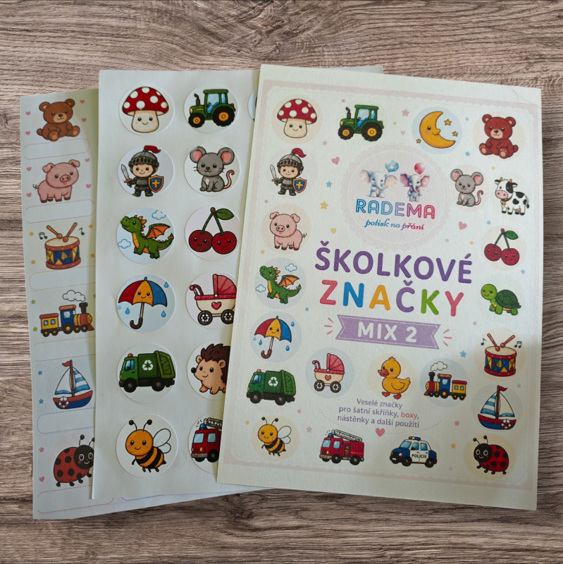 ŠKOLKOVÉ ZNAČKY - MIX 2 1