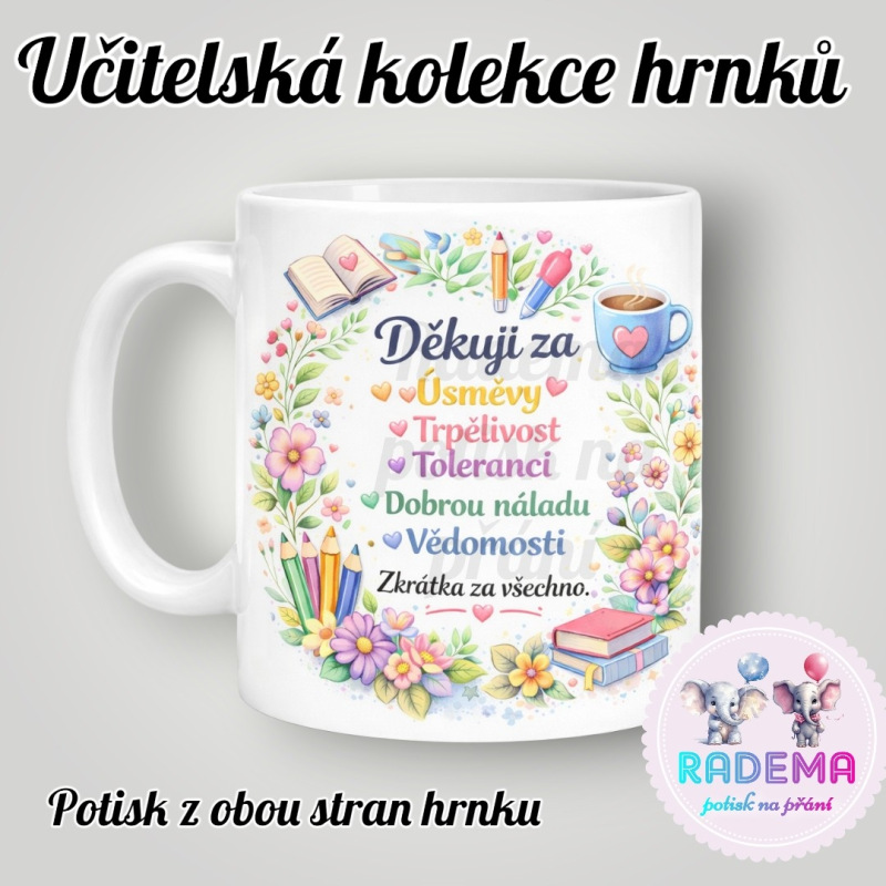 Hrnek Děkuji III. - škola / školka