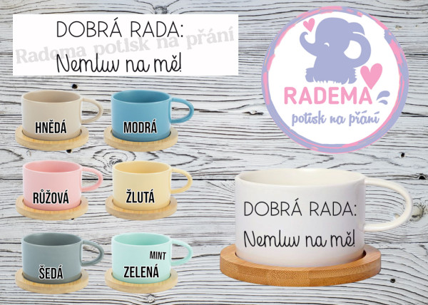 Hrnek makronka - Dobrá rada: Nemluv na mě!