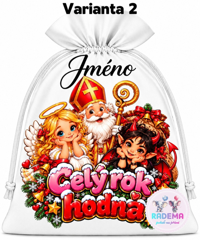 02. Mikulášský pytlík se jménem na přání - HODNÝ / HODNÁ 1
