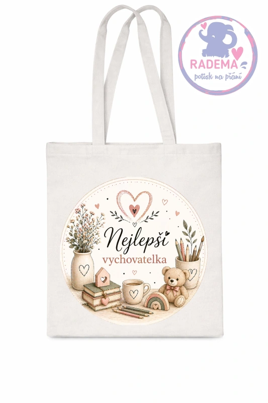 Plátěná taška - Asistentka IX. - školka / škola