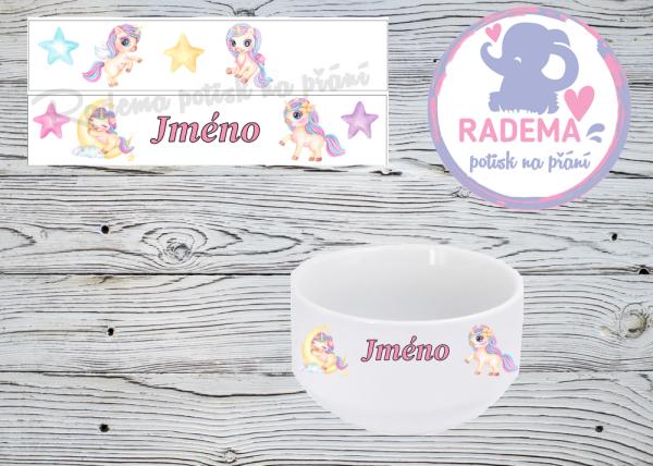 Miska Jednorožec - unicorn na přání