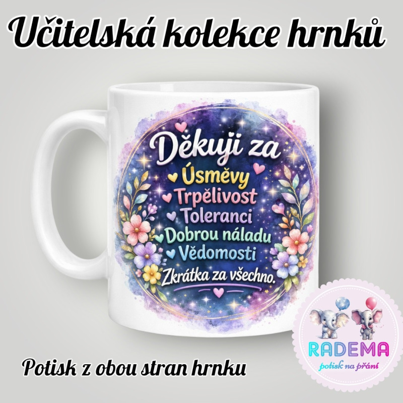 Hrnek Děkuji IV. - škola / školka