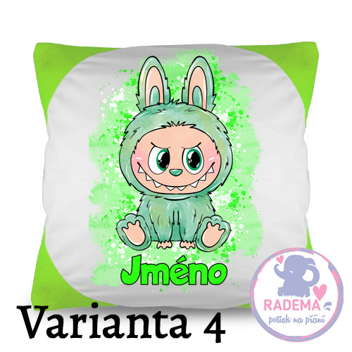 Polštář na přání Labubu 3