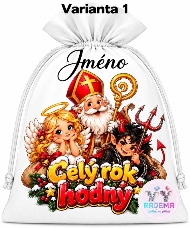 02. Mikulášský pytlík se jménem na přání - HODNÝ / HODNÁ