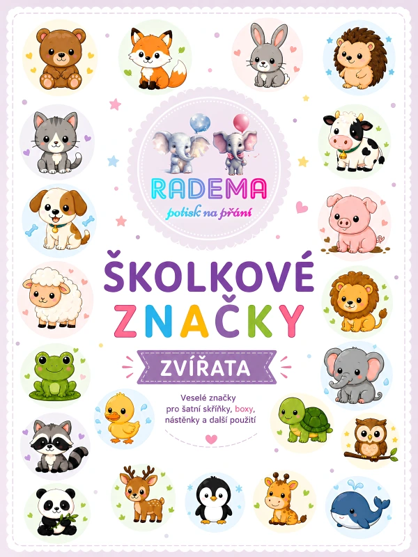 ŠKOLKOVÉ ZNAČKY - ZVÍŘATA
