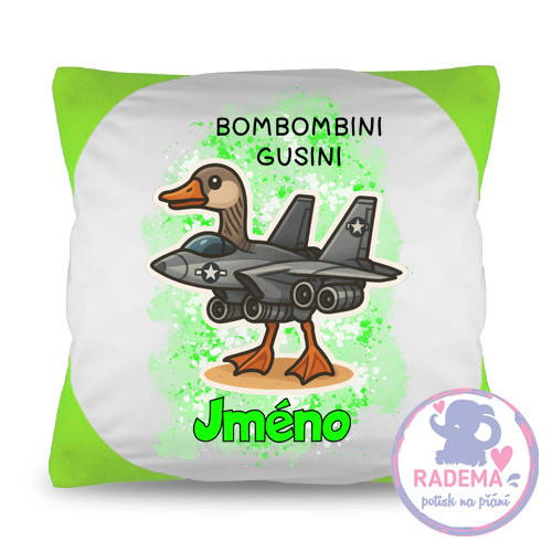 Polštář na přání Bombombini Gusini