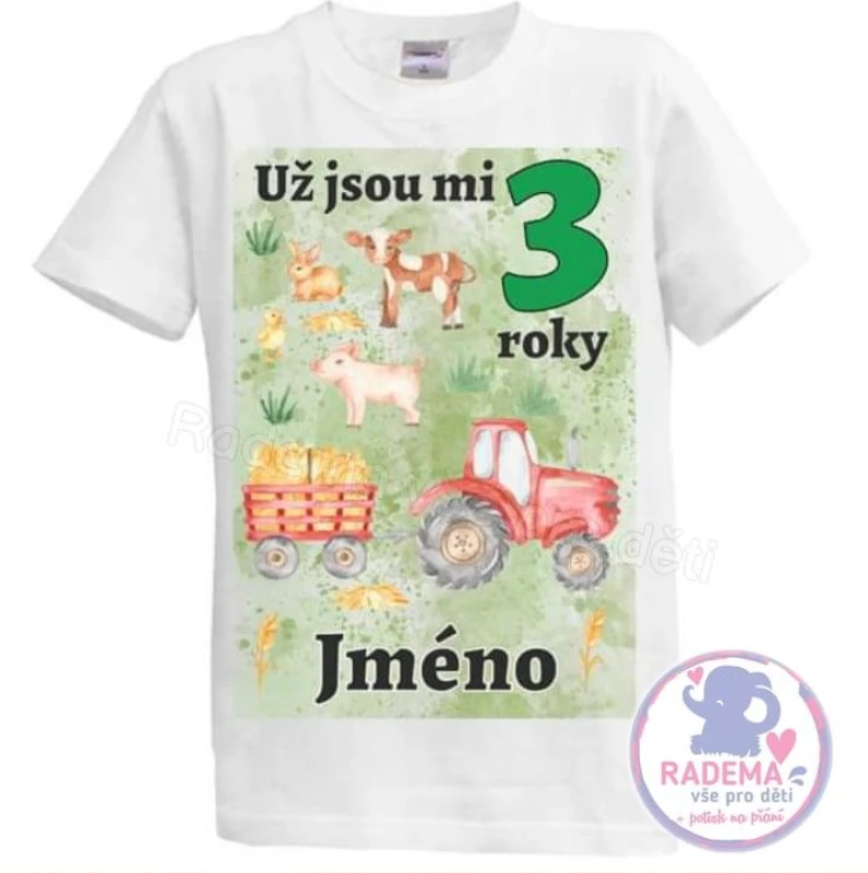Narozeninové tričko Farmář/ka