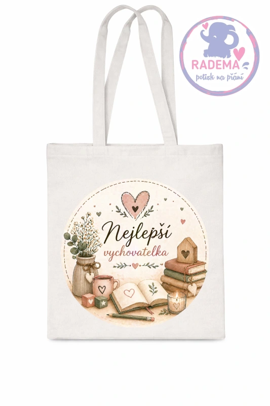 Plátěná taška - Asistentka X. - školka / škola