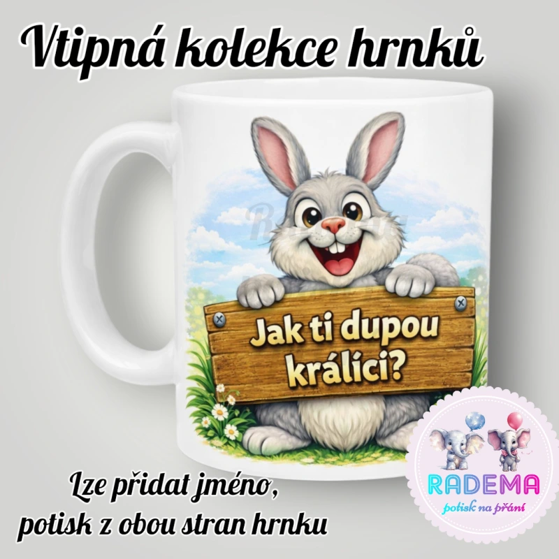 Hrnek vtípek - Zajíček II.
