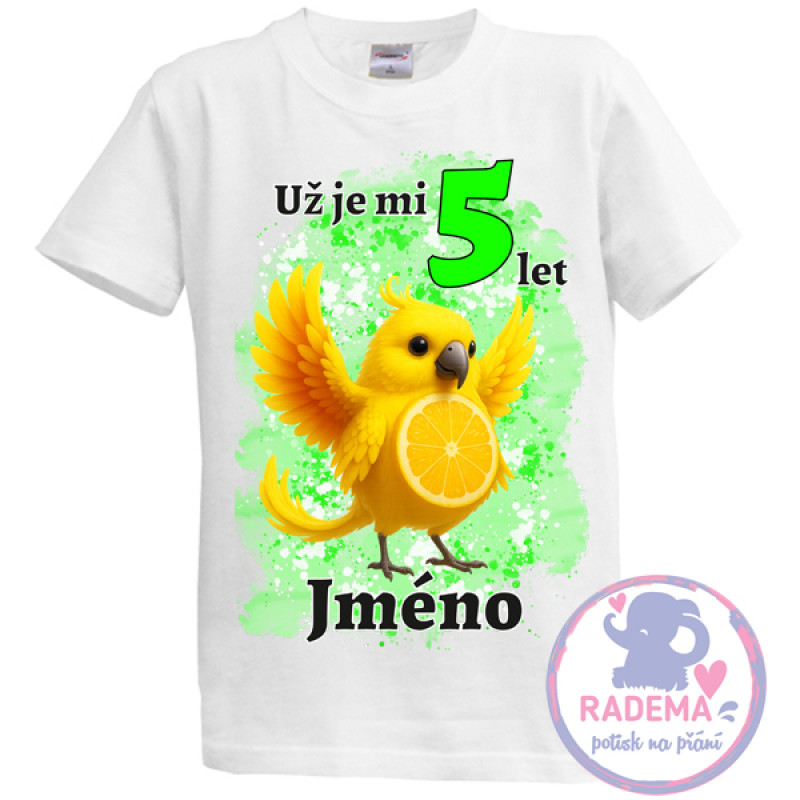 Narozeninové tričko Italian Brainrot Perochello Lemonchello