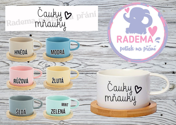 Hrnek makronka - Čauky mňauky
