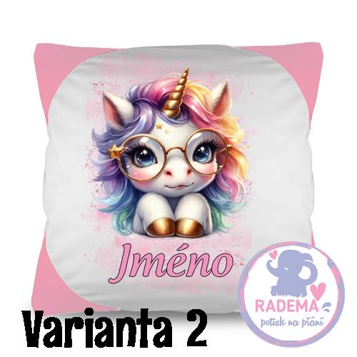 Polštář na přání Jednorožec / Unicorn II.