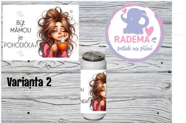 Termoplechovka Coca-cola Maminka - Pohodička na přání 1