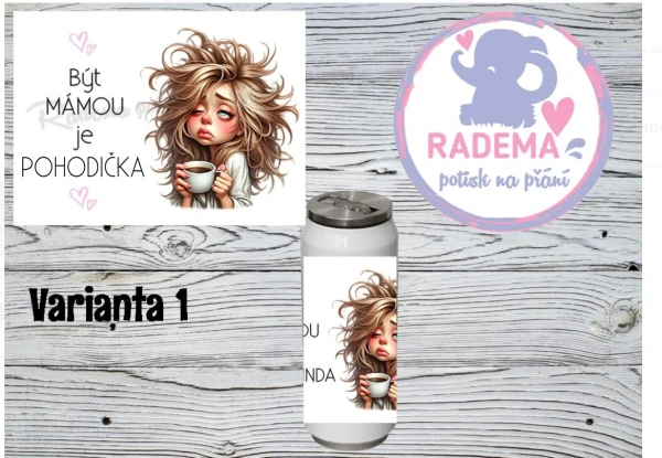 Termoplechovka Coca-cola Maminka - Pohodička na přání