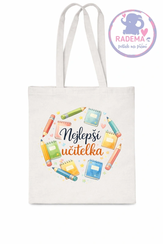 Plátěná taška - Učitelka VIII. - škola