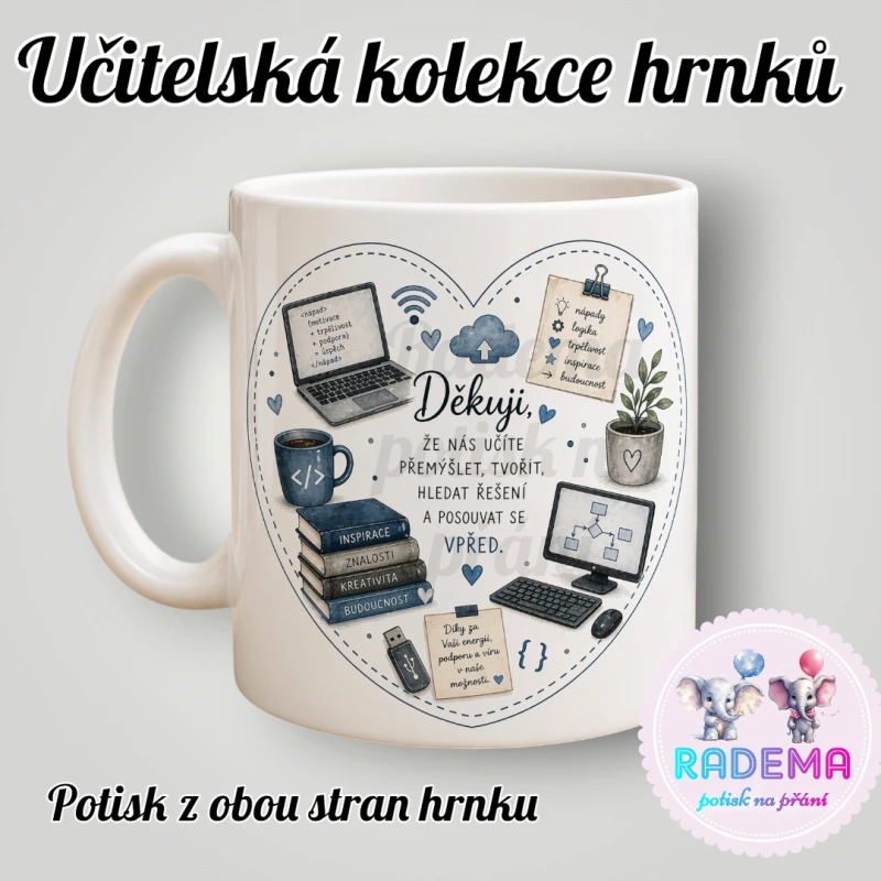 Hrnek Děkuji - Informatika - škola
